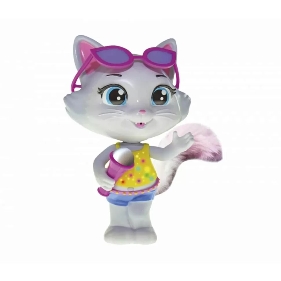 44 Gatos Figuras Y Minimundos^ Figura Mylady Con Musica Y Sonidos 20 Cm