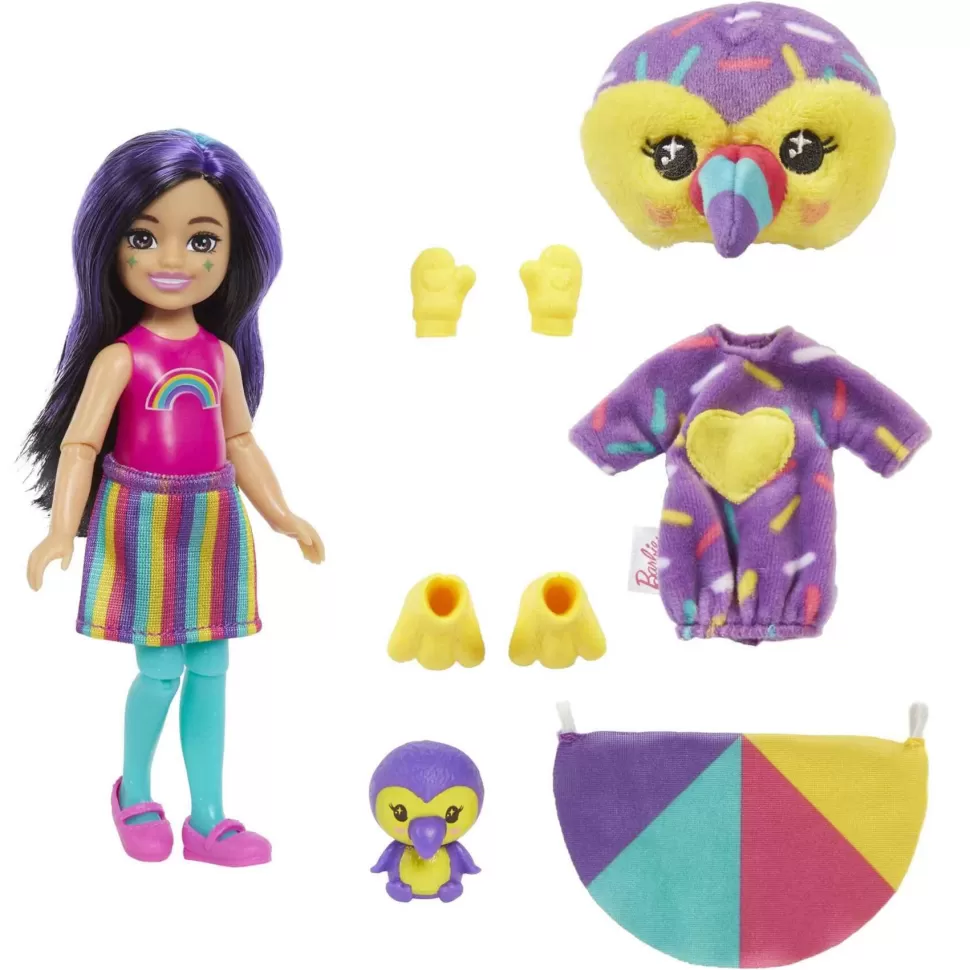Barbie Muñecas^ Chelsea Cutie Reveal Jungla Muneca Sorpresa Surtida 3 Anos