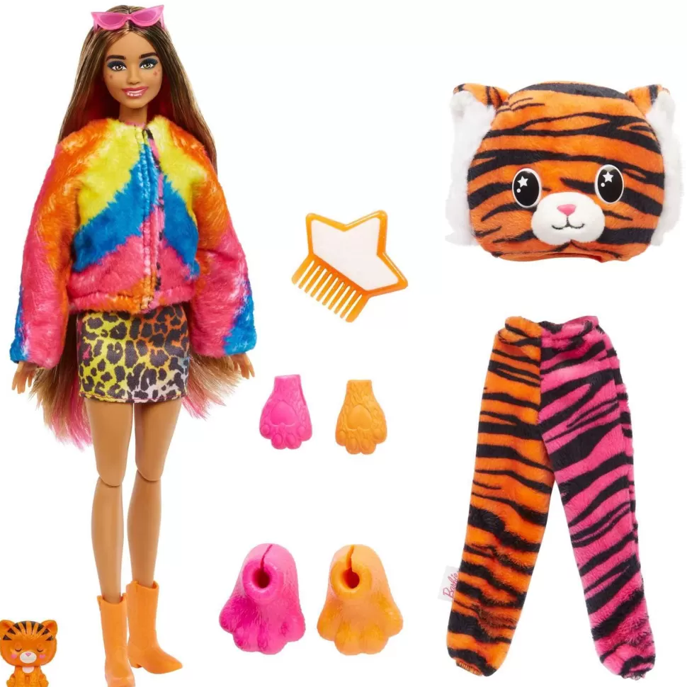 Barbie Cutie Reveal Jungla Muneca Tigre Con Sorpresas 3 Anos* Muñecas