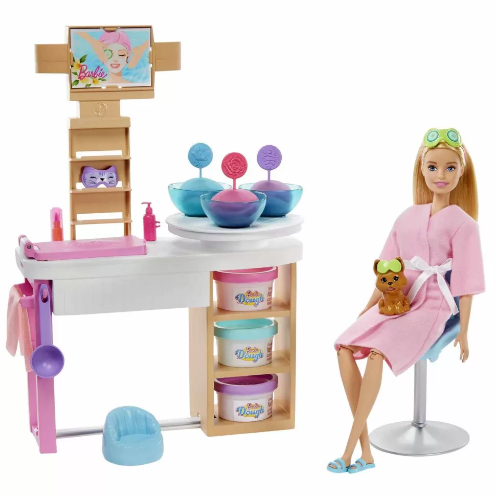 Barbie Muñecas^ Dia De Spa Muneca Con Accesorios 4 Anos