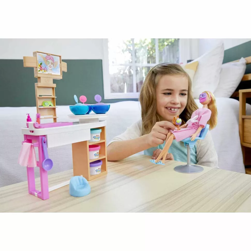 Barbie Muñecas^ Dia De Spa Muneca Con Accesorios 4 Anos