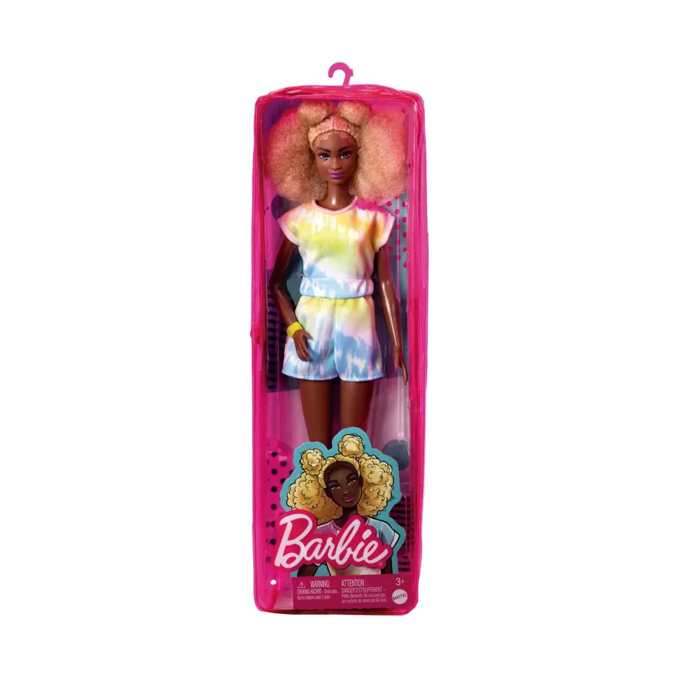 Barbie Fashionista Muneca Con Mono Tie Dye Multicolor* Muñecas
