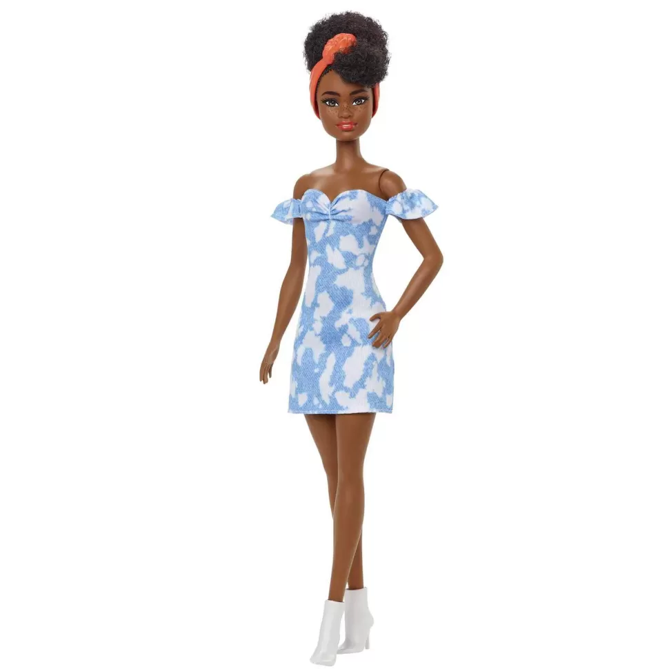 Barbie Muñecas^ Fashionista Muneca Vestido Vaquero Decolorado 3 Anos