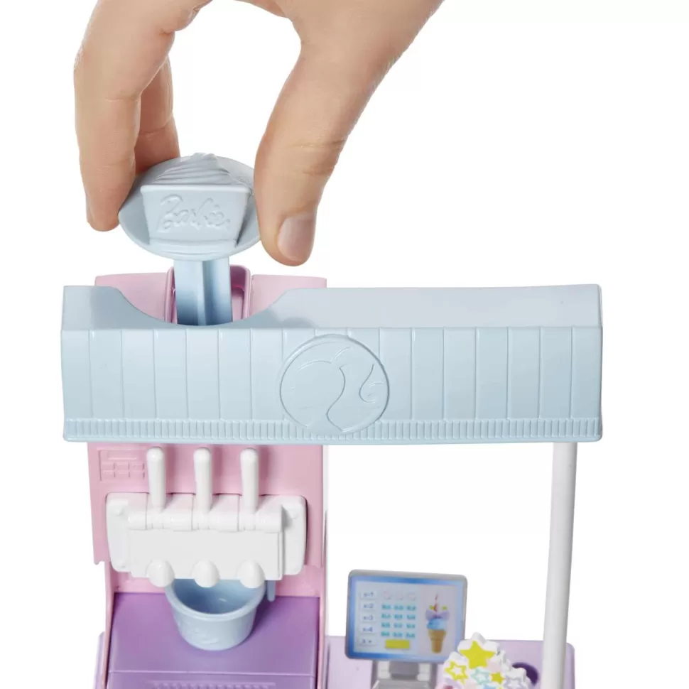 Barbie Heladeria Muneca Rubia Y Accesorios Juguete 4 Anos* Muñecas