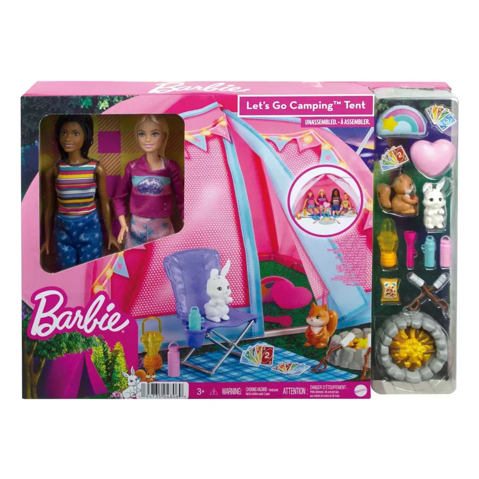 Barbie Muñecas Malibu Y Brooklyn Con Tienda De Campana 3 Anos* Muñecas
