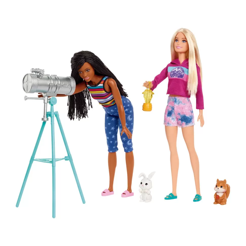 Barbie Muñecas Malibu Y Brooklyn Con Tienda De Campana 3 Anos* Muñecas