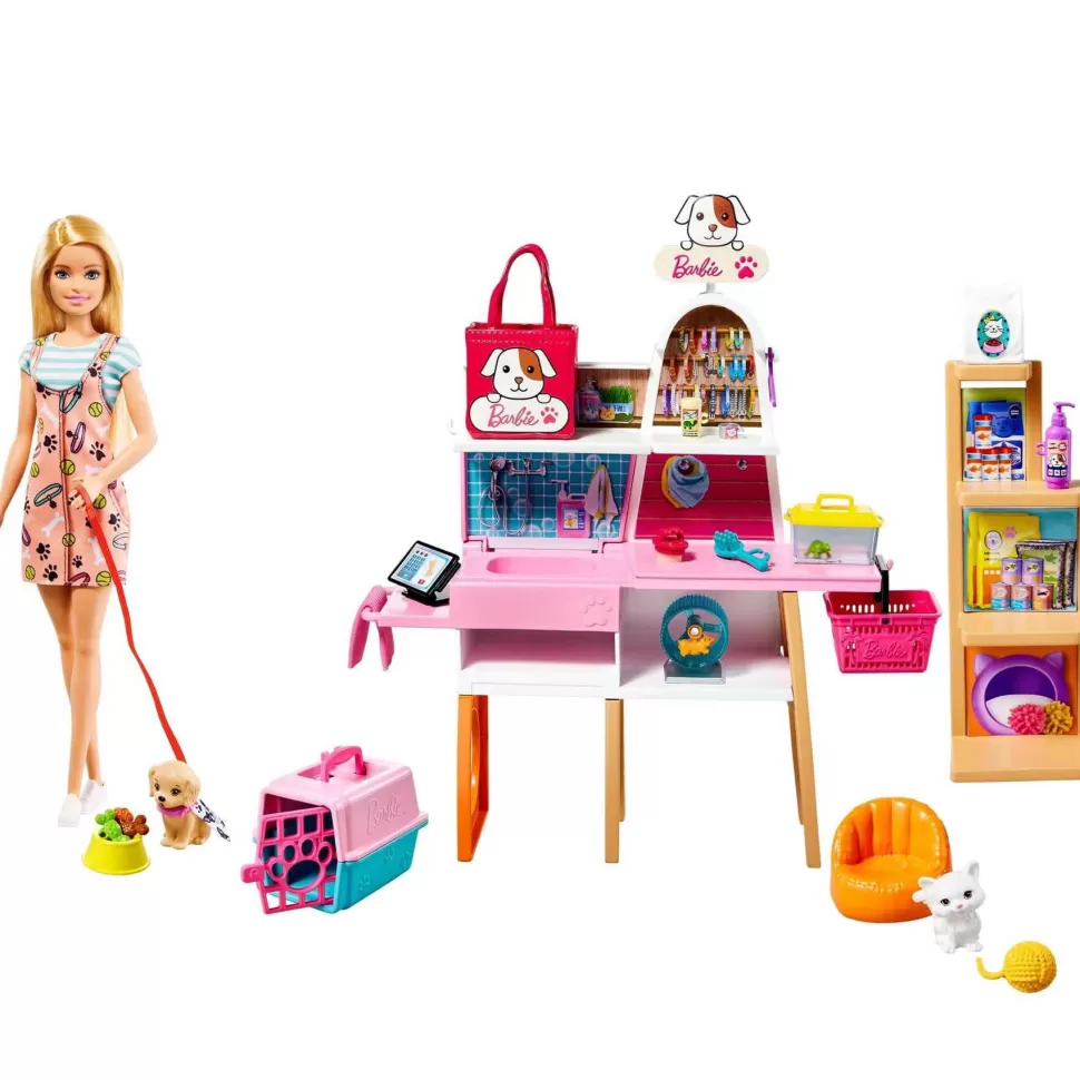 Barbie Muñecas^ Tienda De Mascotas Muneca Y Accesorios Para Mascotas 3 Anos