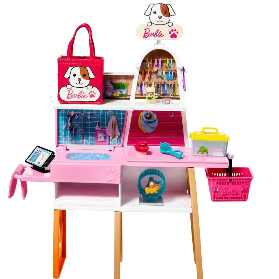 Barbie Muñecas^ Tienda De Mascotas Muneca Y Accesorios Para Mascotas 3 Anos