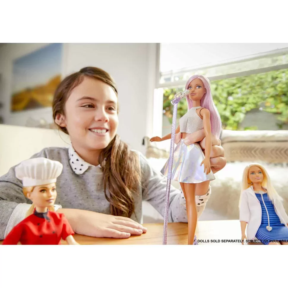 Barbie Tu Puedes Ser Cantante Muneca Con Accesorios 3 Anos* Muñecas
