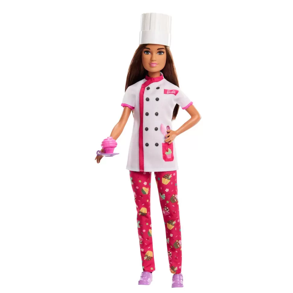 Barbie Tu Puedes Ser Chef Pastelera Muneca Profesiones Con Accesorios* Muñecas