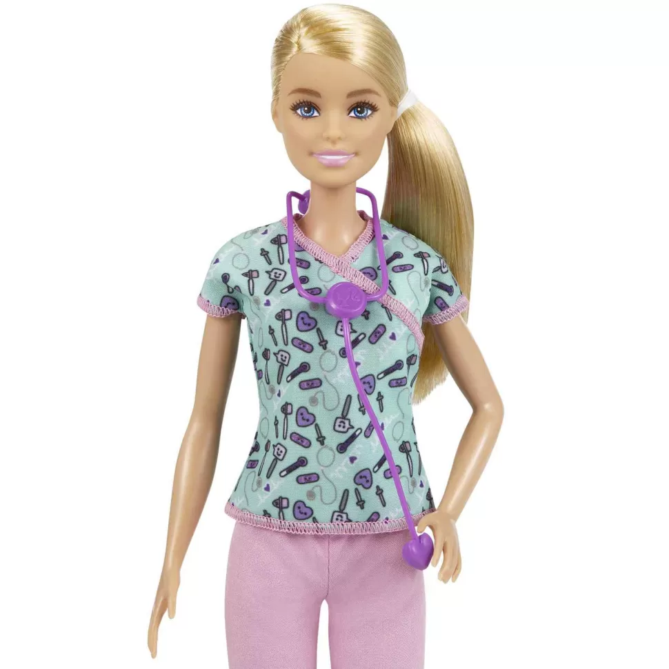 Barbie Muñecas^ Tu Puedes Ser Enfermera Muneca Con Accesorios3 Anos