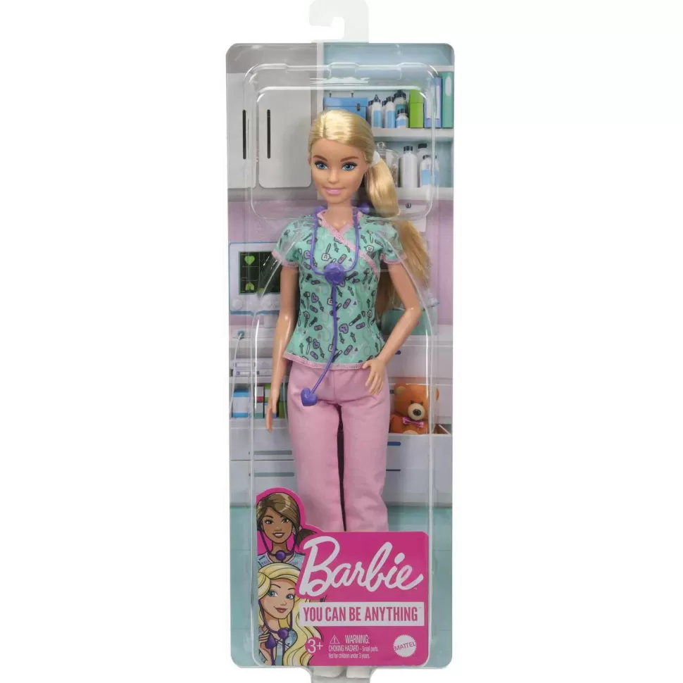 Barbie Muñecas^ Tu Puedes Ser Enfermera Muneca Con Accesorios3 Anos