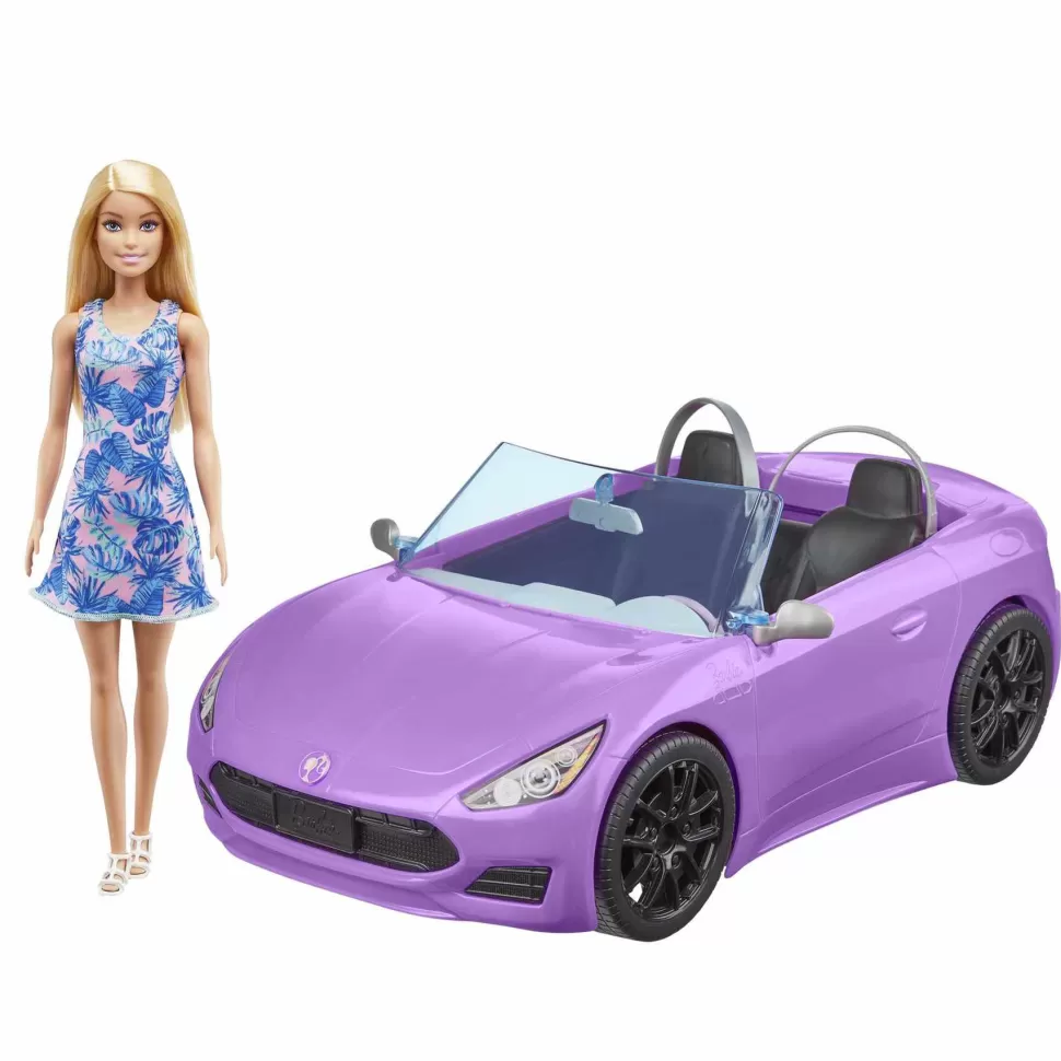 Barbie Y Su Descapotable Muneca Con Coche De Juguete 3 Anos* Muñecas