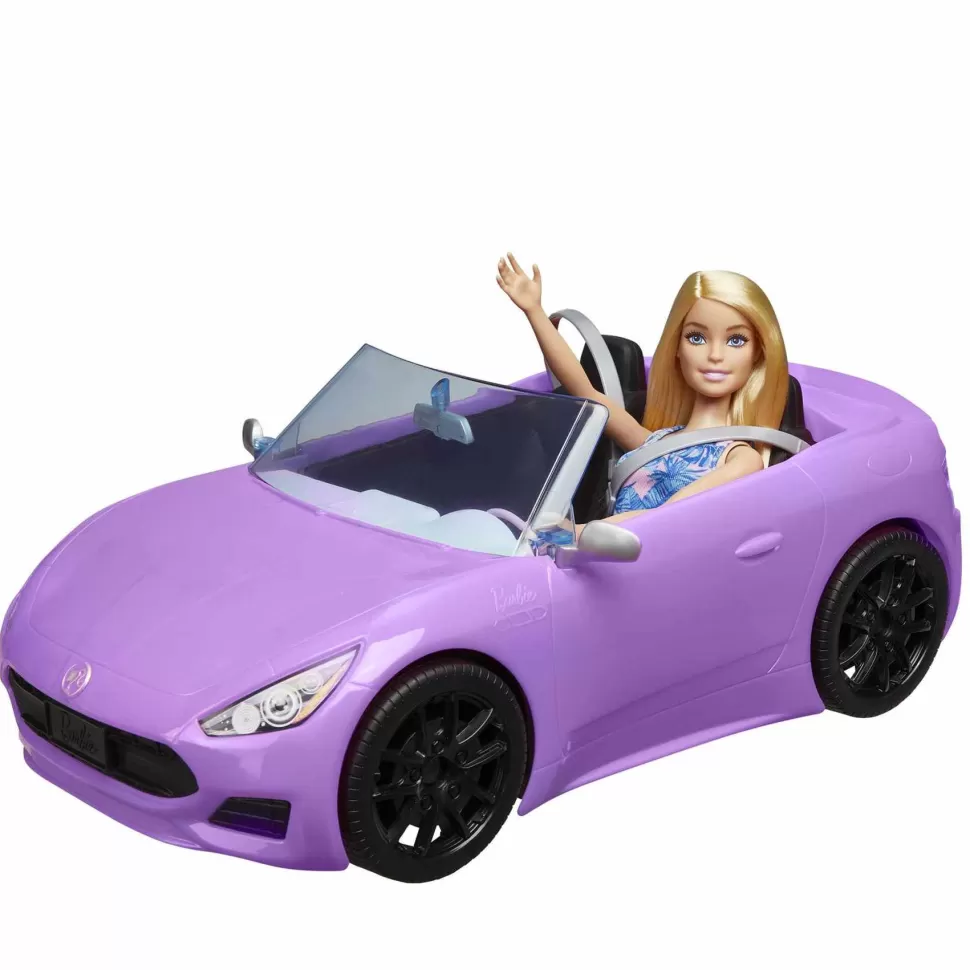 Barbie Y Su Descapotable Muneca Con Coche De Juguete 3 Anos* Muñecas