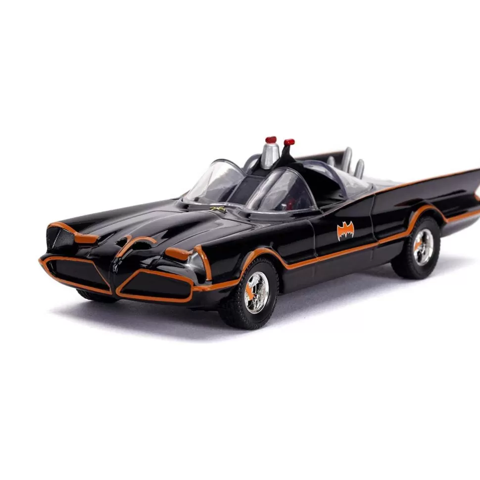 Batman Batmovil Coche Metal 1966 Classic Serie Tv Con Figura 1:32* Vehículos Y Radio Control