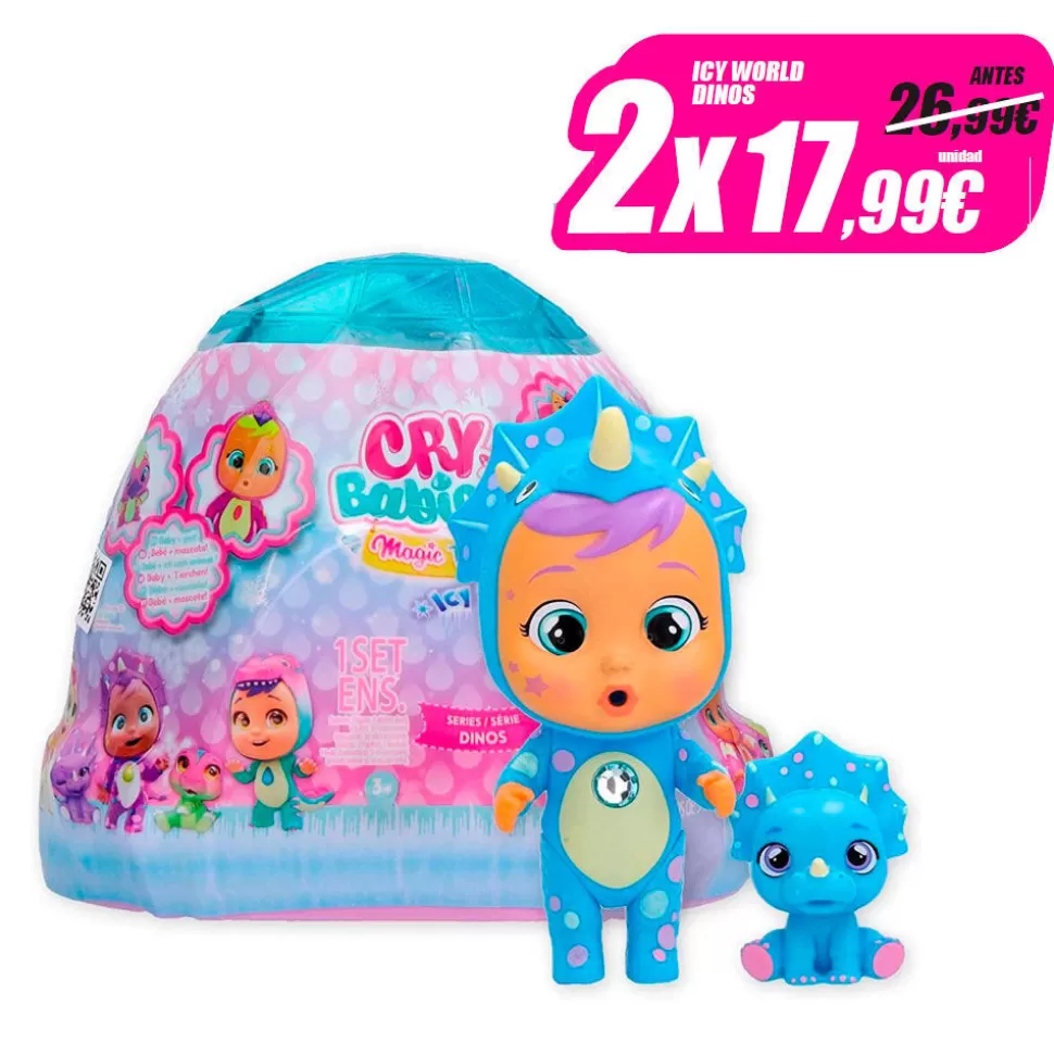 Bebes Llorones Muñecas^ Lagrimas Magicas Icy World Dinos Modelo Sorpresa