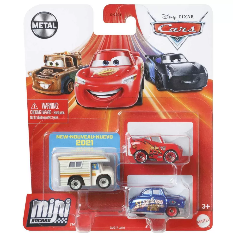 Cars Vehículos Y Radio Control^ Minis Pack De 3 Coches De Juguetemodelos Surtidos 3 Anos