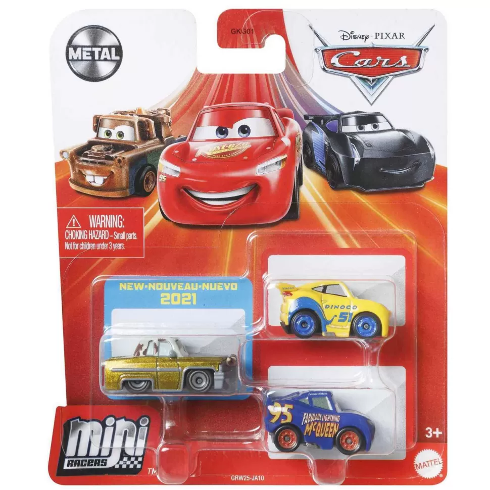 Cars Vehículos Y Radio Control^ Minis Pack De 3 Coches De Juguetemodelos Surtidos 3 Anos