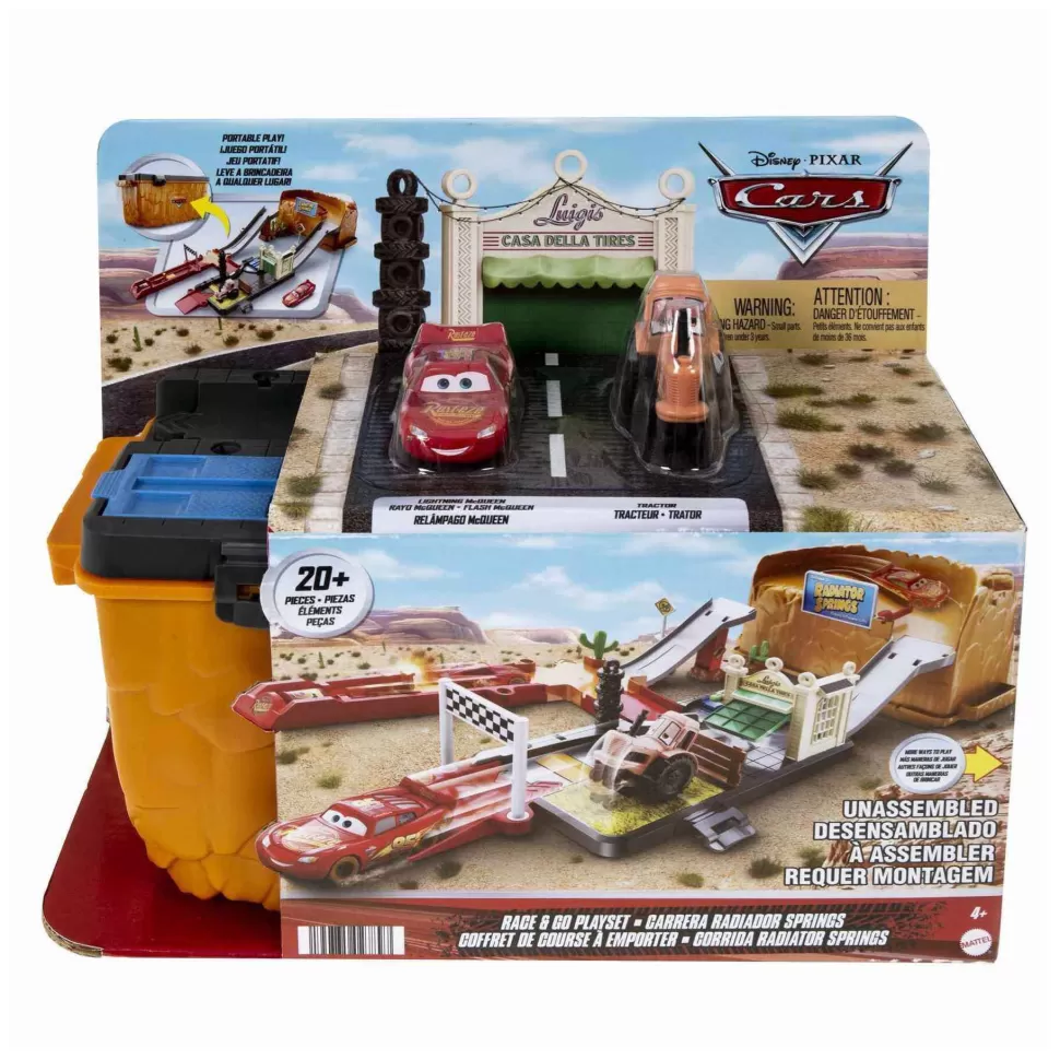 Cars Pista De Carreras Radiador Springs Pista Para Coches Mattel Hdn02* Vehículos Y Radio Control