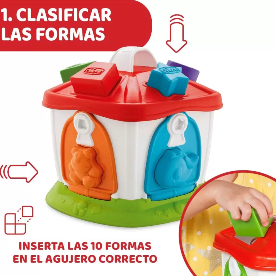 Chicco Casita De Los Animales 2 En 1Cubo De Actividades* Primera Infancia