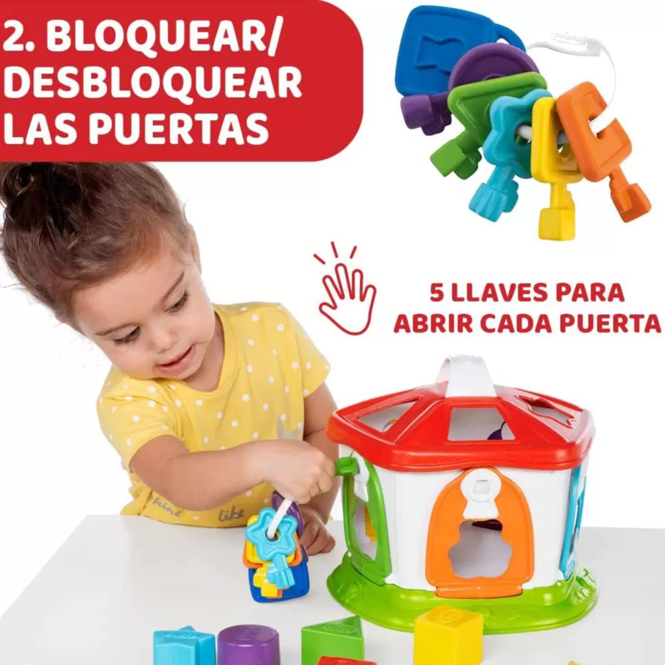 Chicco Casita De Los Animales 2 En 1Cubo De Actividades* Primera Infancia
