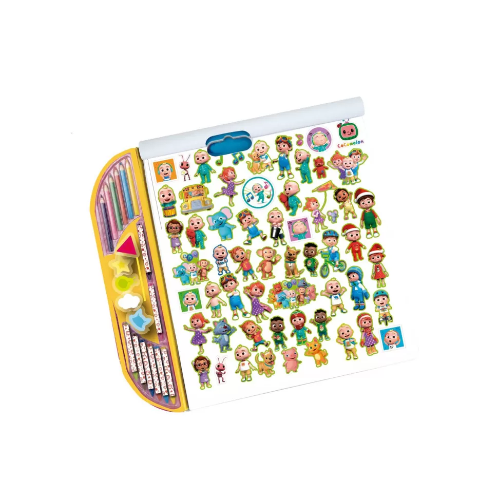 Cocomelon Libro De Colorear Giga Block 5 En 1* Manualidades