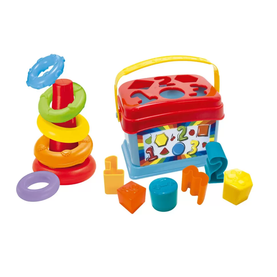 Infant Planet Combo Activity Anillas Apilables Y Cubo Encajaformas | * Primera Infancia