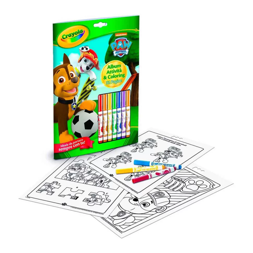 Patrulla Canina Paw Patrol Manualidades^Crayola Libro De Actividades Paw Patrol Con 7 Rotuladores