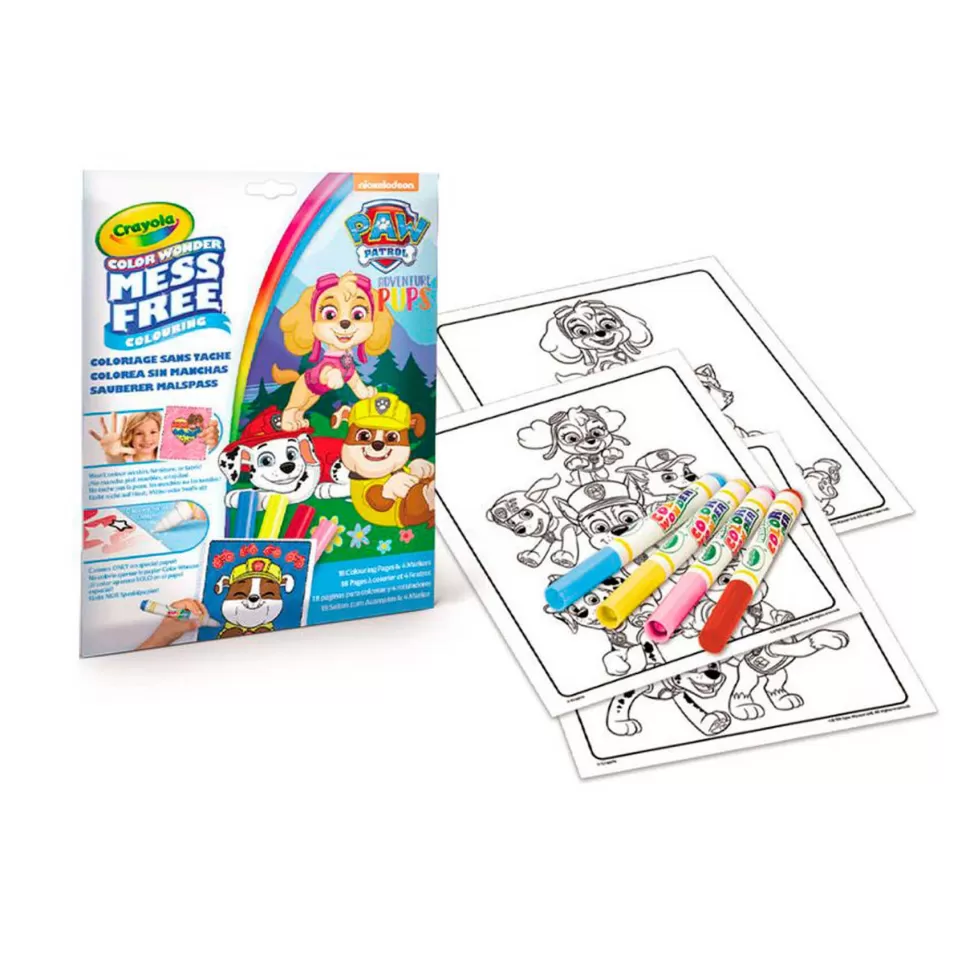 Patrulla Canina Paw Patrol Crayola Wonder Colorea Sin Manchas Paw Patrol* Manualidades