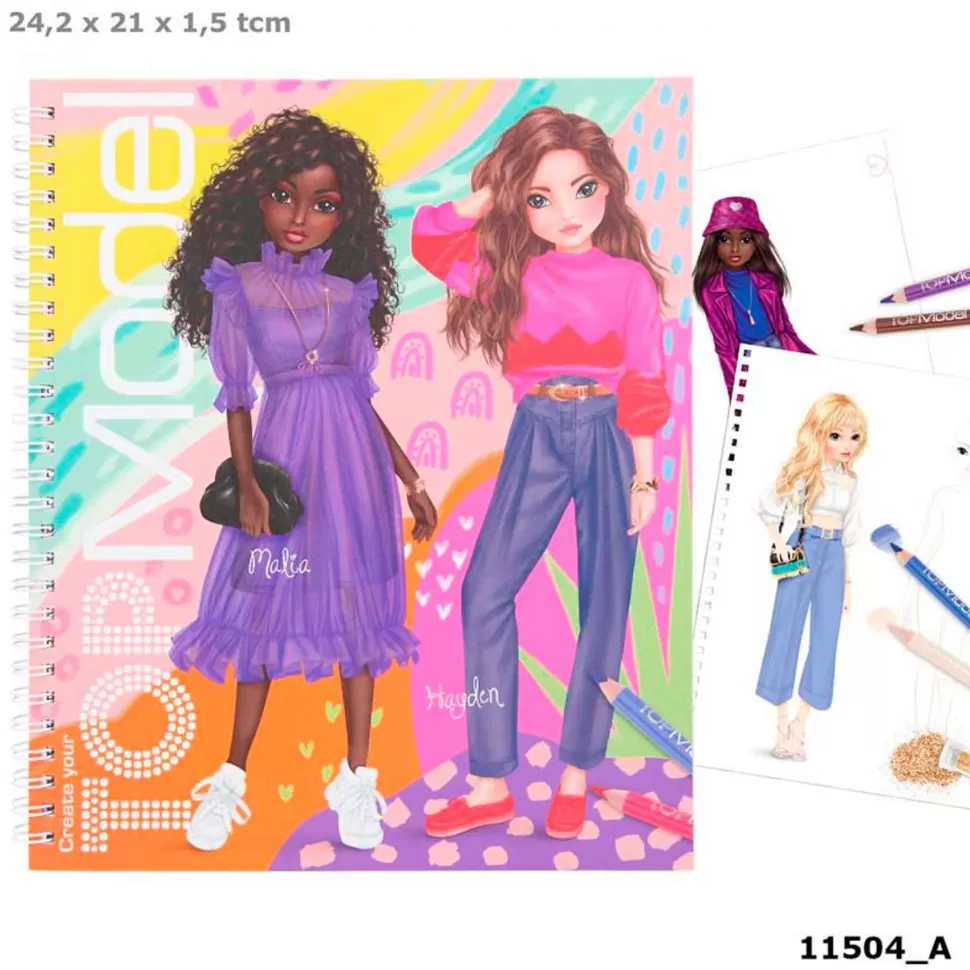 TopModel Vuelta Al Cole^Create Your Cuarderno Para Colorear