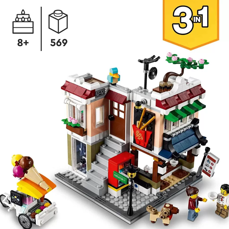 * Creator 3 En 1 Restaurante De Fideos Del Centro 31131* Juegos De Construcción