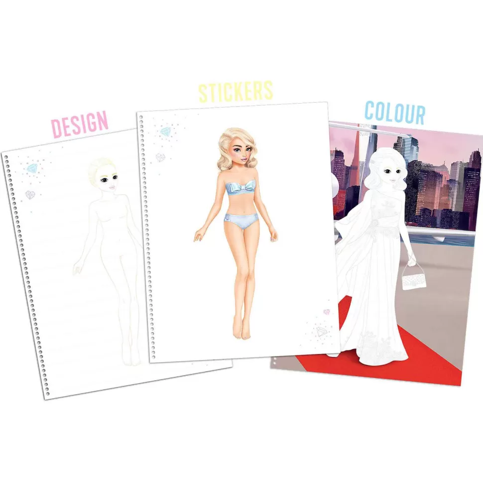 TopModel Cuaderno Para Colorear Create Your Glamour Special* Manualidades