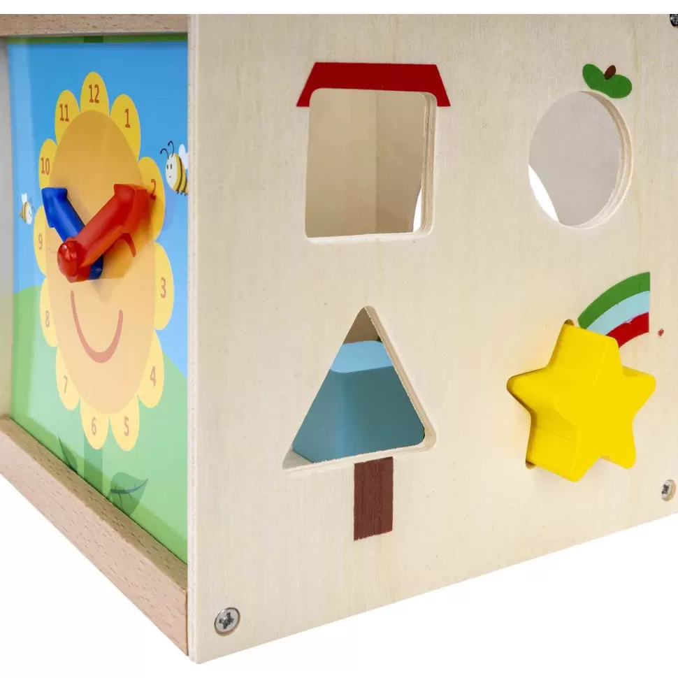 Maderas Cubo Activity 5 En 1 Juguete Infantil De Madera | * Juguetes De Madera