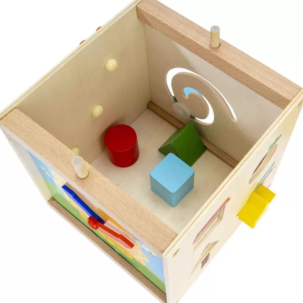 Maderas Cubo Activity 5 En 1 Juguete Infantil De Madera | * Juguetes De Madera
