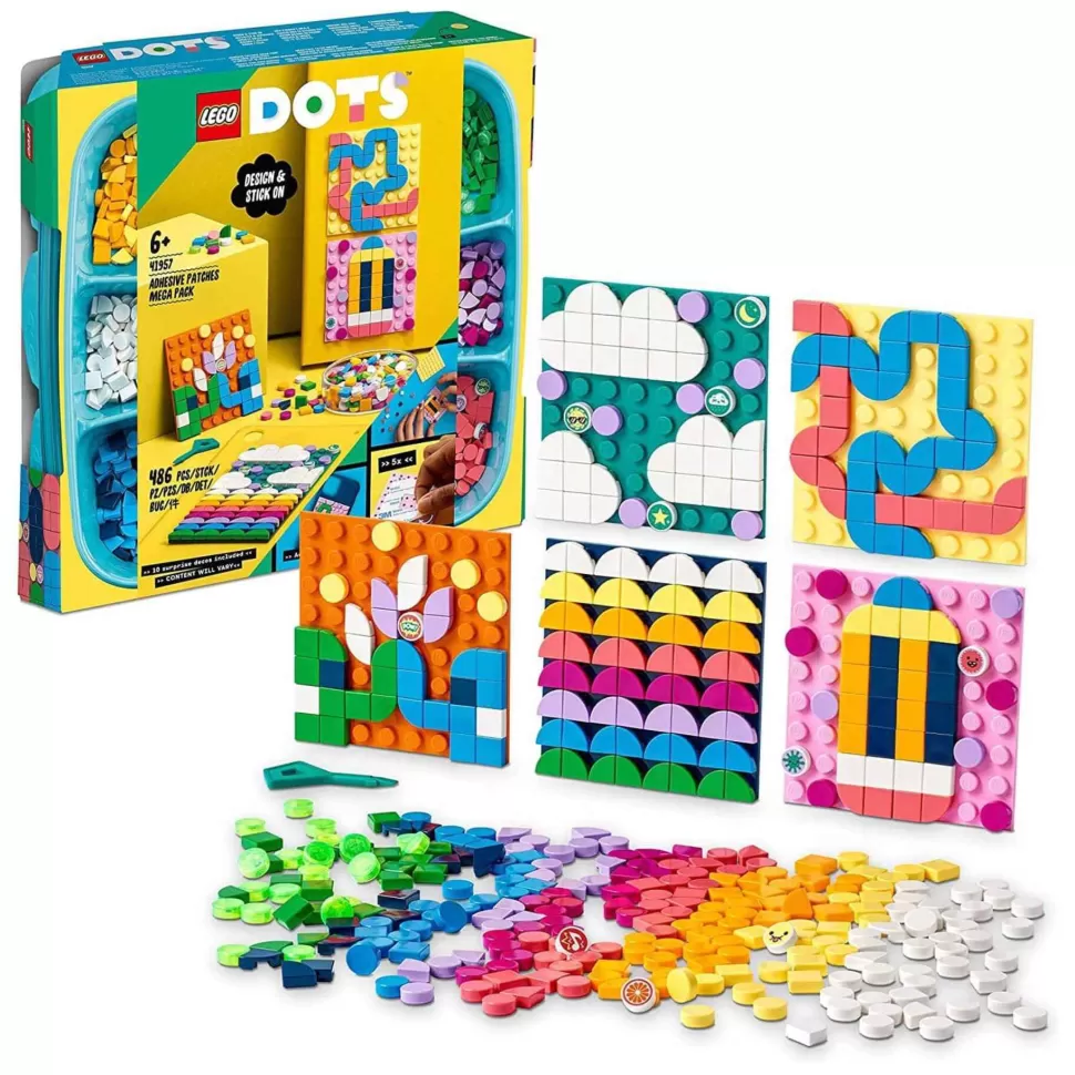 * Juegos De Construcción^ Dots Megapack De Parches Adhesivos