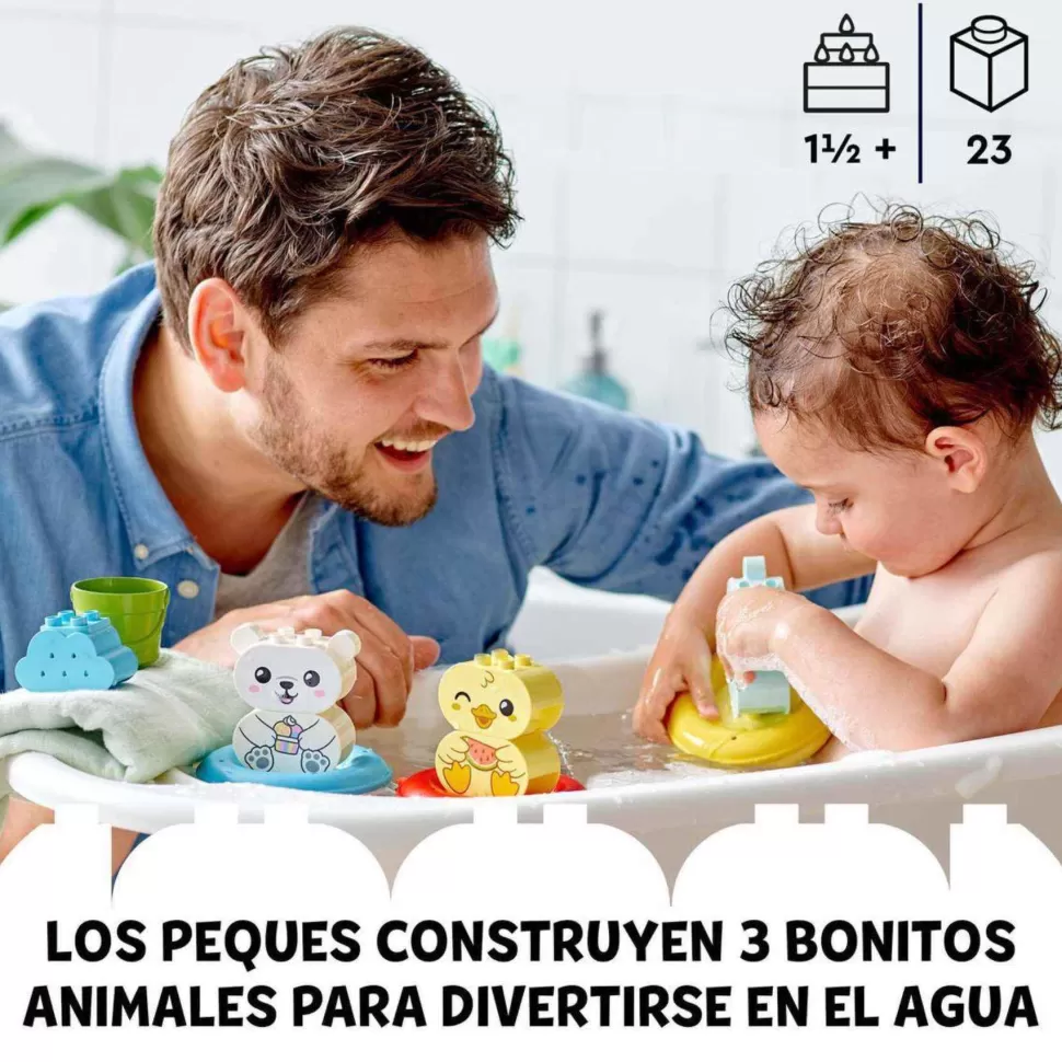 * Duplo 10965 Diversion En El Bano Tren De Los Animales Flotante* Juegos De Construcción
