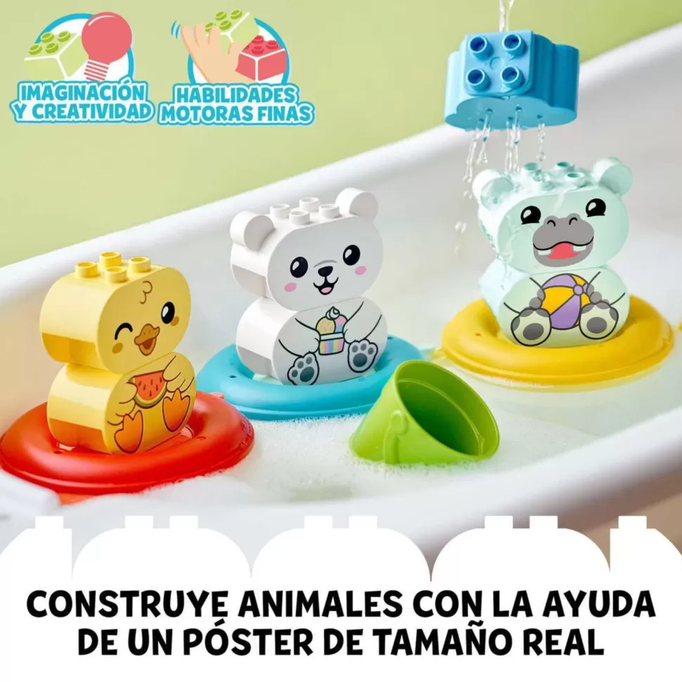 * Duplo 10965 Diversion En El Bano Tren De Los Animales Flotante* Juegos De Construcción