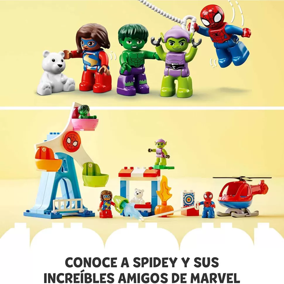 * Duplo Marvel Spiderman Y Sus Amigos Aventura En La Feria 10963* Juegos De Construcción