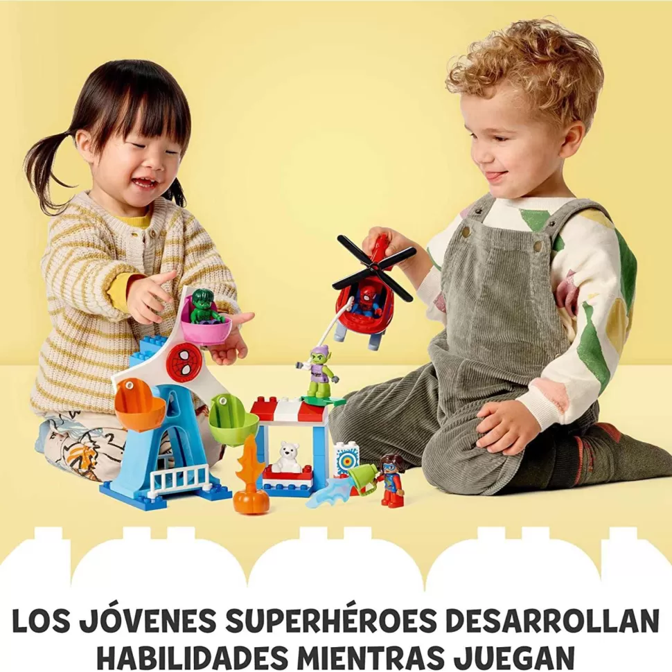 * Duplo Marvel Spiderman Y Sus Amigos Aventura En La Feria 10963* Juegos De Construcción
