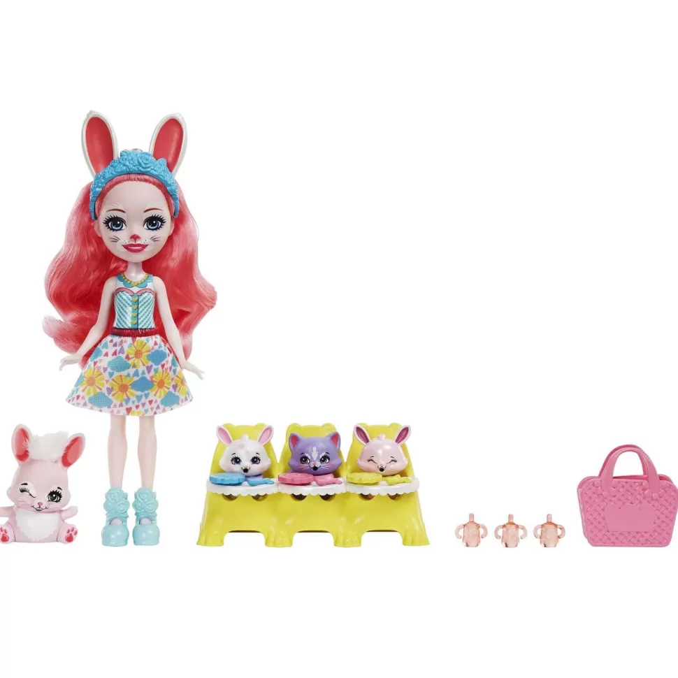 Enchantimals Muñecas^ Baby Bffs Bree Bunny Muneca Con Mascotas 4 Anos