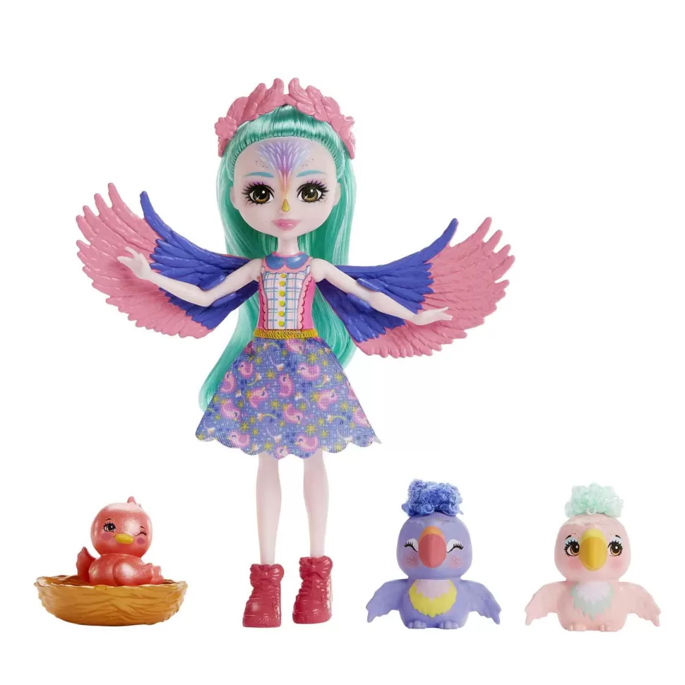 Enchantimals City Tails Filia Finch Muneca Con Mascotas 4 Anos* Muñecas