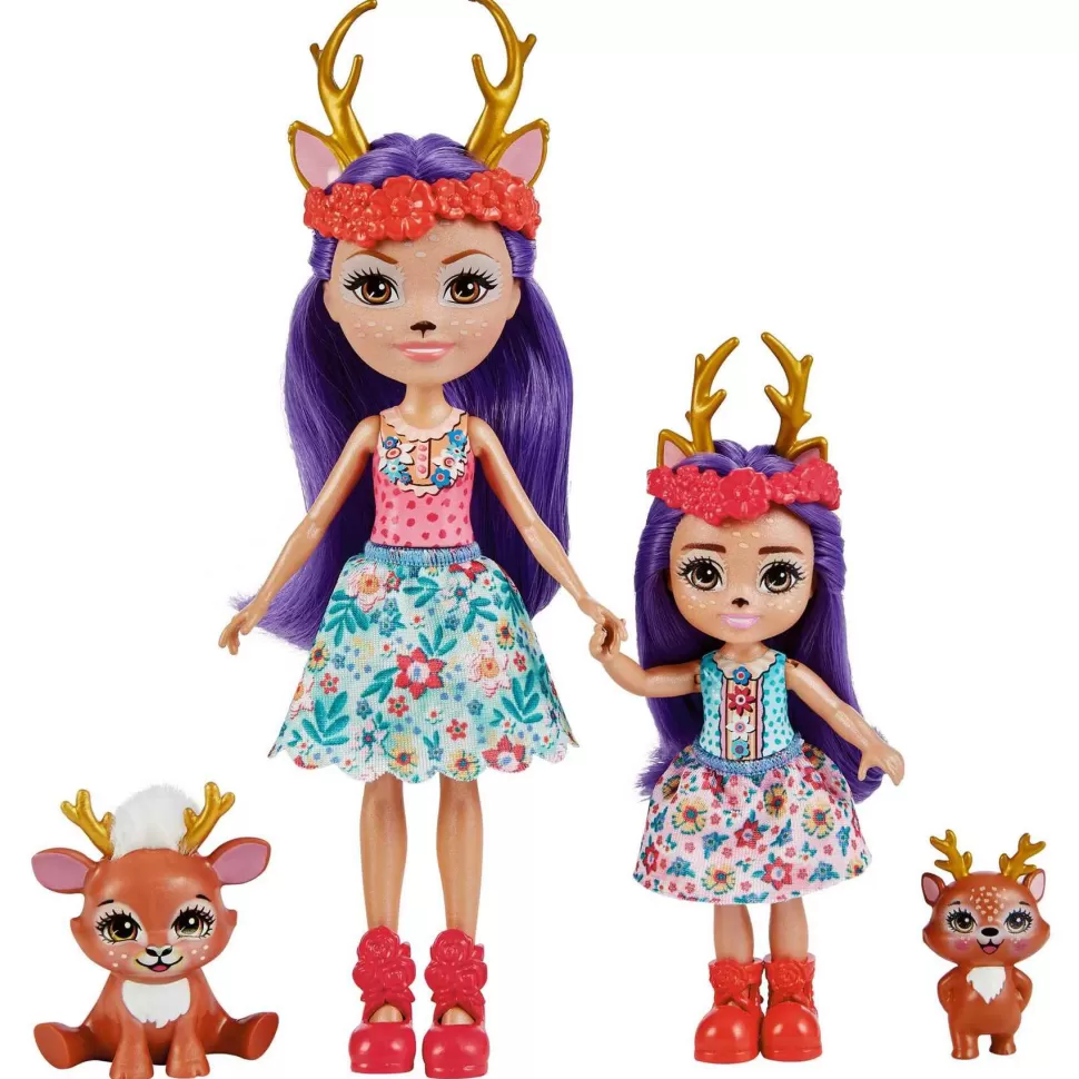 Enchantimals Muñecas^ Muñecas Danessa Y Danetta Deer Con Mascotas 4 Anos