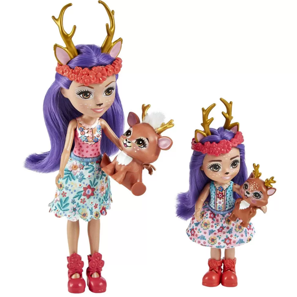 Enchantimals Muñecas^ Muñecas Danessa Y Danetta Deer Con Mascotas 4 Anos