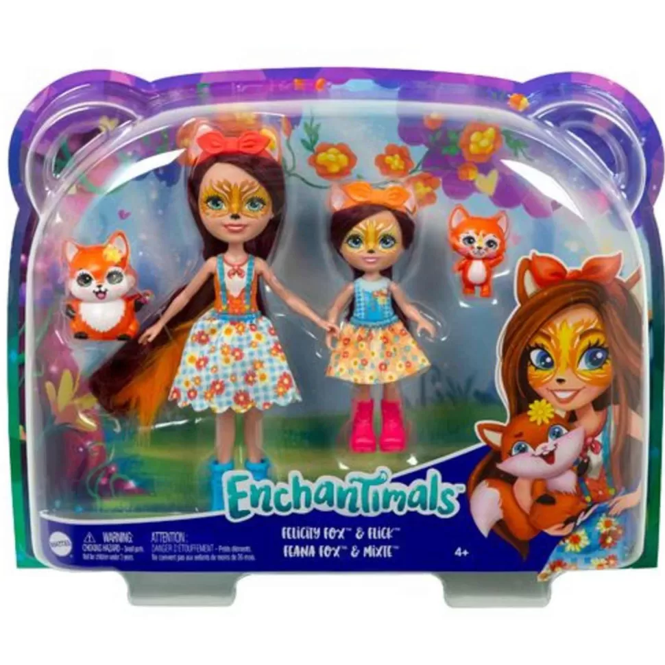 Enchantimals Muñecas^ Muñecas Felicity Y Feana Fox Con Mascotas 4 Anos