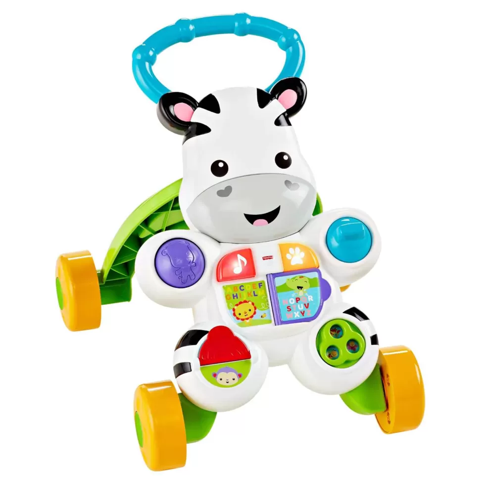 Fisher Price Primera Infancia^ Correpasillos Cebra Parlanchina Primeros Pasos | Juguete Infantil