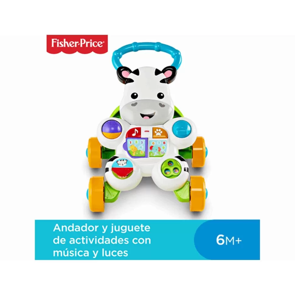 Fisher Price Primera Infancia^ Correpasillos Cebra Parlanchina Primeros Pasos | Juguete Infantil
