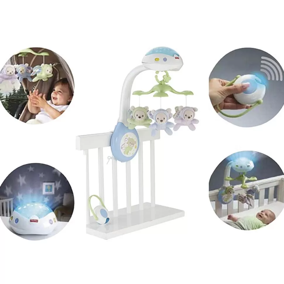Fisher Price Primera Infancia^ Movil Ositos Voladores Con Proyector Para Bebe Recien Nacido