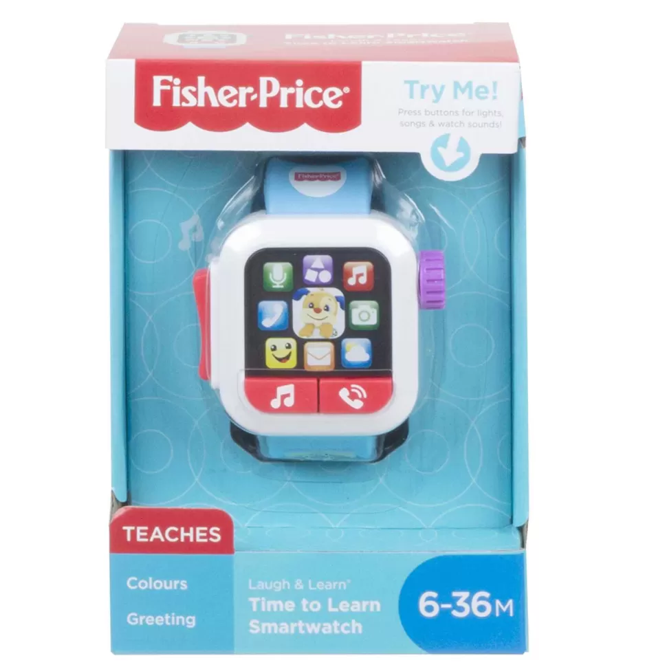 Fisher Price Primera Infancia^ Reloj Smartwatch Hora De Aprender | Juguete Infantil