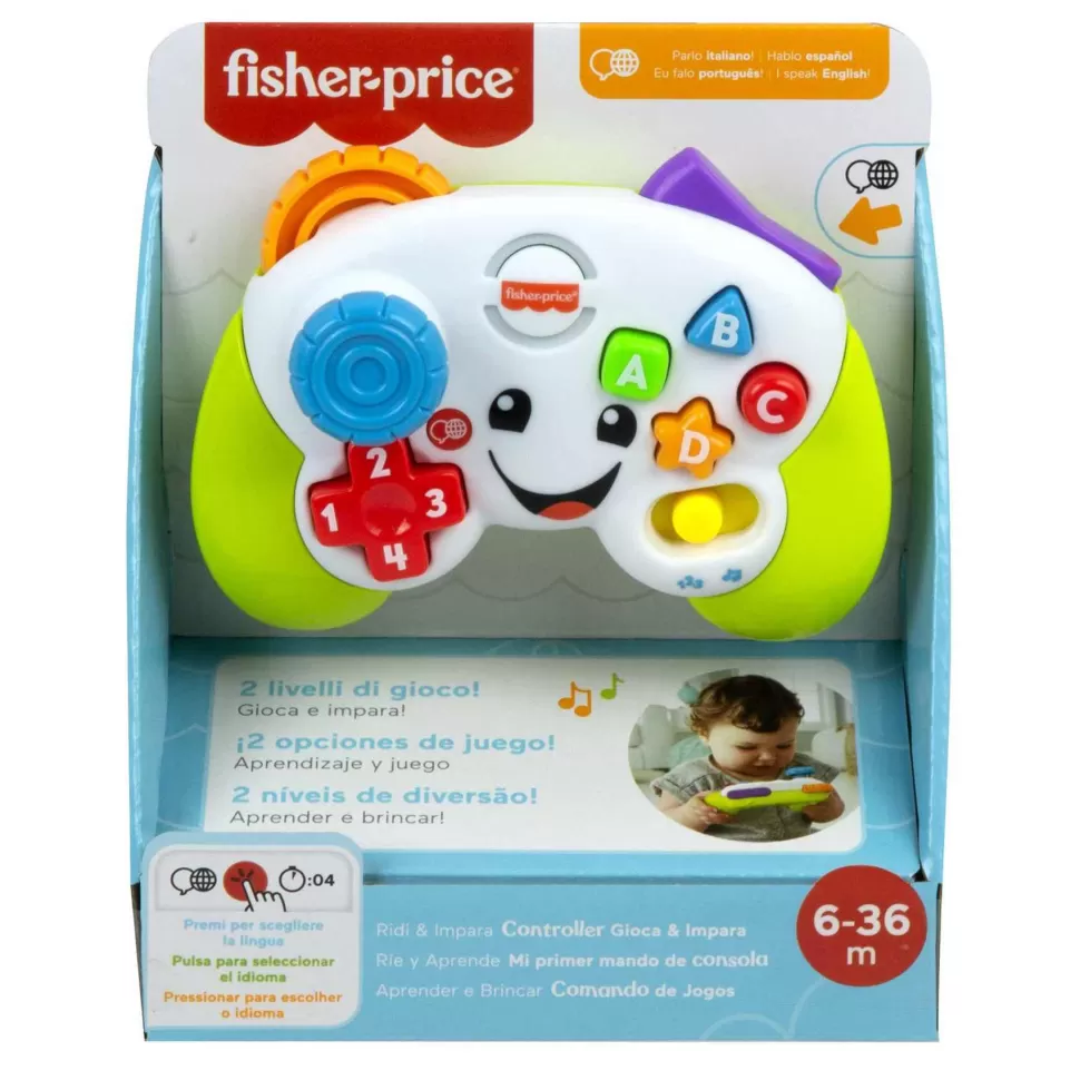 Fisher Price Rie Y Aprende Mi Primer Mando De Consola* Primera Infancia