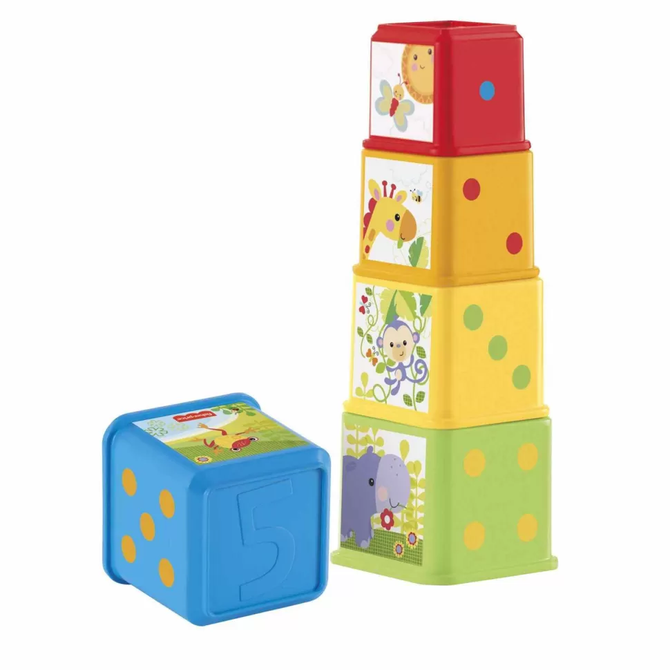 Fisher Price Primera Infancia^Fisher-Price Bloques Apila Y Descubre Juguete Bloques Construcción Mattel Cdc52